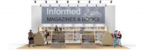Magazine Racks Sales Display