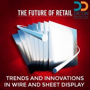 Modern wire and sheet metal display technology shaping the future of retail.